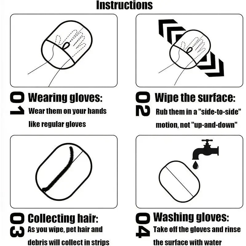 Furvish™ Premium Pet Hair Removal Glove